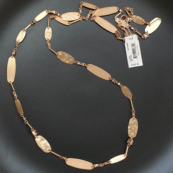 Kendra Scott Jewelry - NEW Kendra Scott Claret Long Strand Necklace in Rose Gold